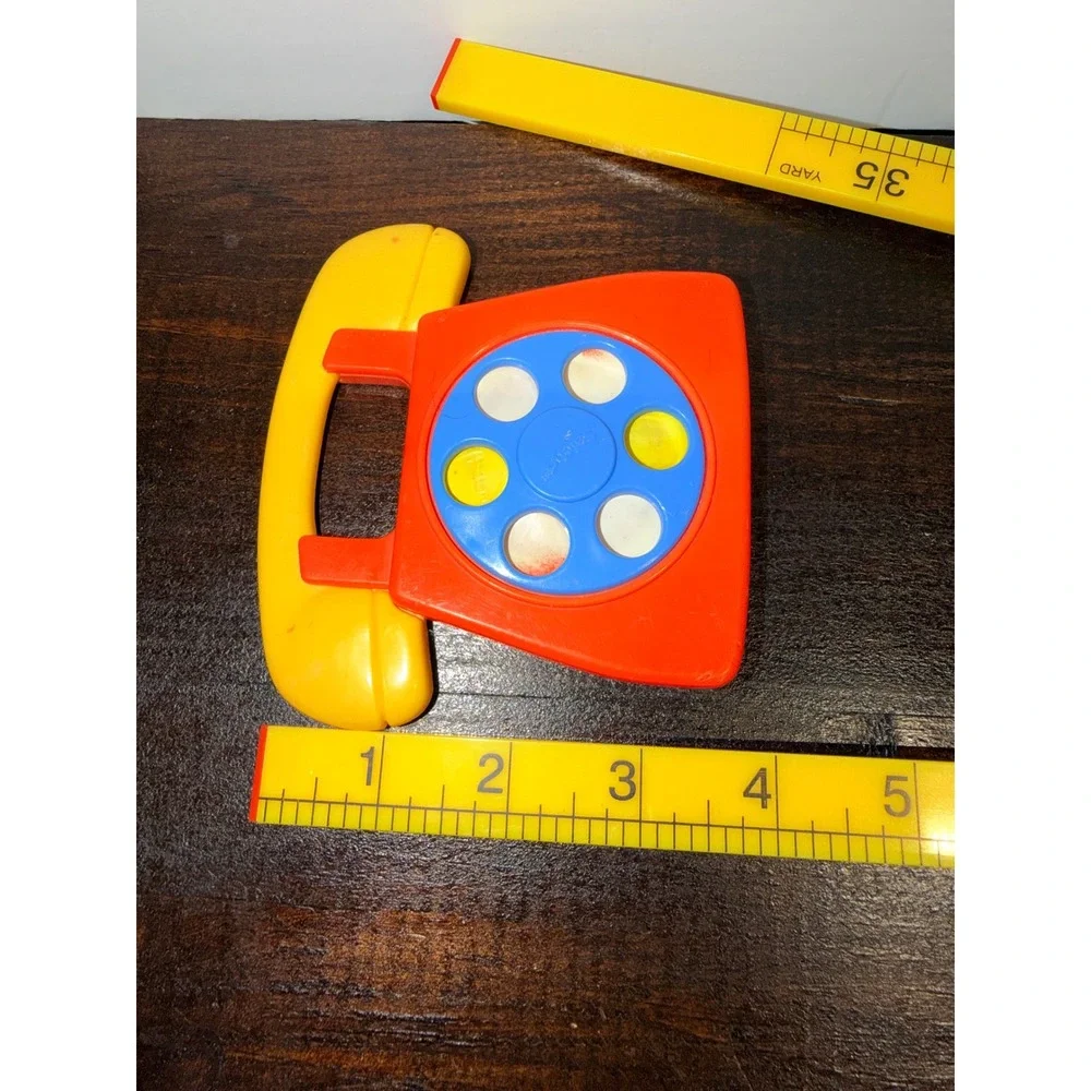 Vintage‎ 1990 Safety 1st Teething Rotary Dial Telephone Plastic Toy